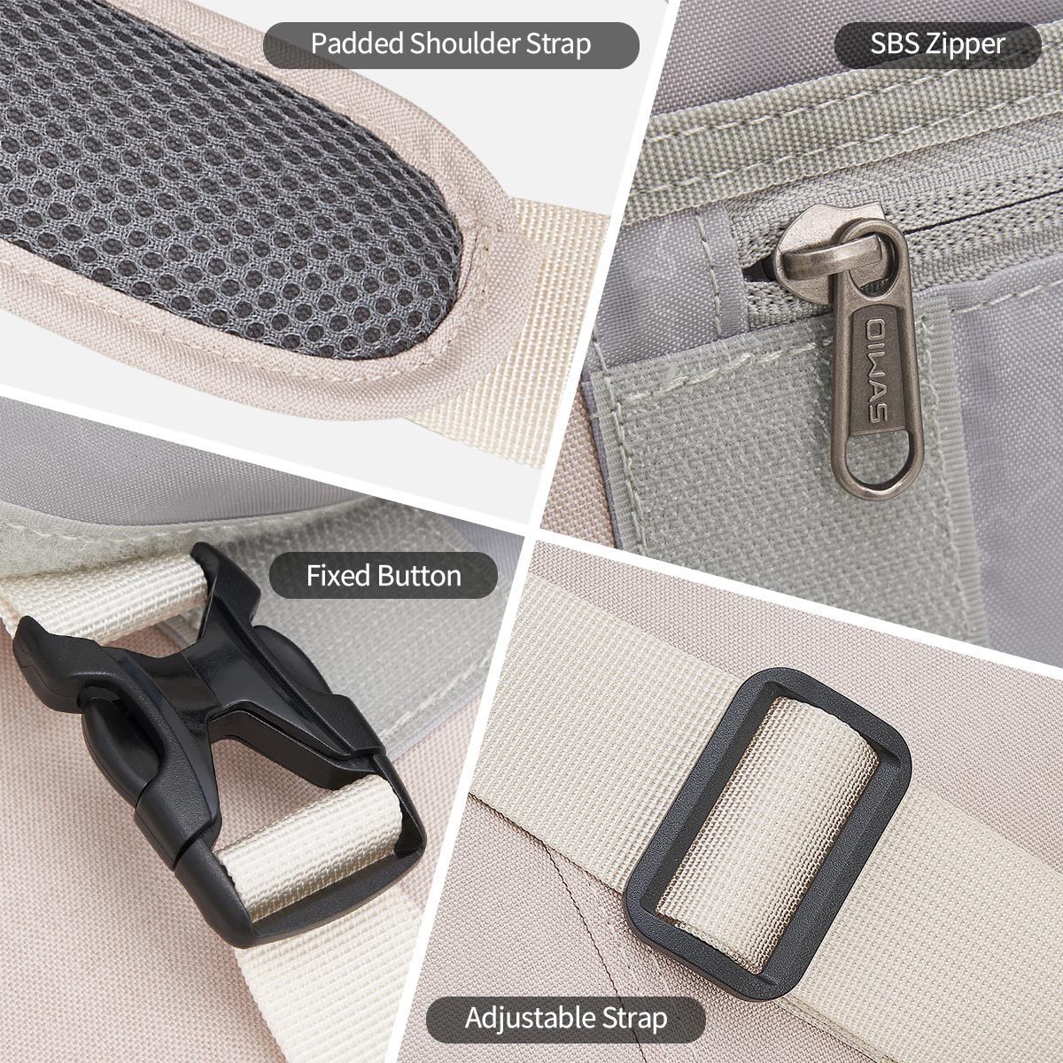 Women's messenger bag multi-color optional large-capacity fashion waterproof leisure bag OIWAS丨Pack Your World丨Bags, Backpack & Luggage