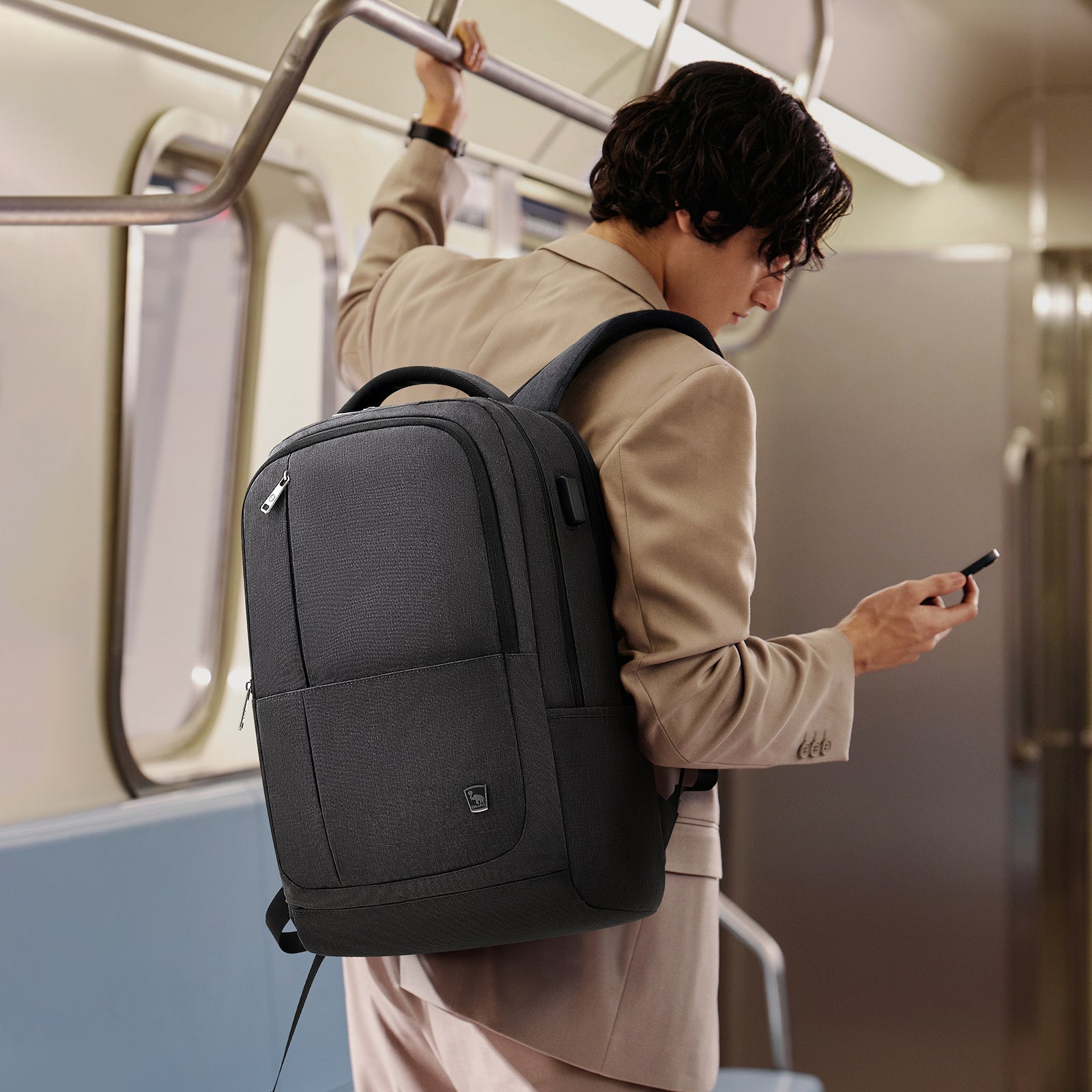 OIWAS Laptop Backpack 17 Inch - Full Product View