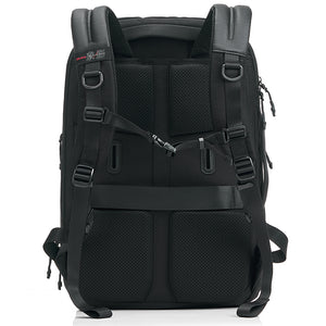 OIWAS 17" laptop backpack back panel and shoulder straps are crafted with breathable sponge mesh, Adjustable shoulder straps provide a custom fit