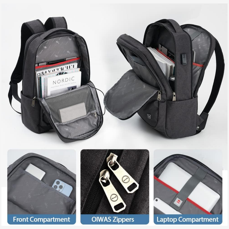 OIWAS Laptop Backpack - Large Capacity