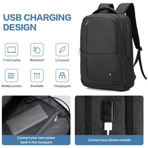 OIWAS Laptop Backpack - USB Charging Port Detail